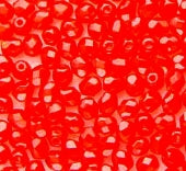 Orange/Red Czech Fire Polish Beads ~ By Colour