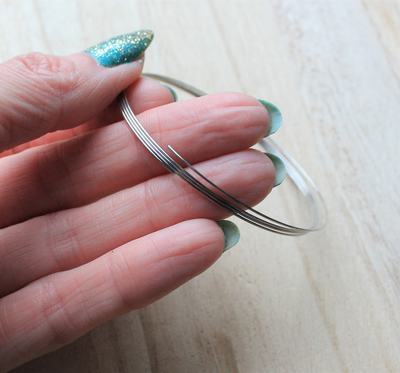 Memory wire for making jewellery