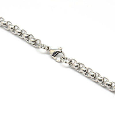 3mm Stainless Steel Venetian Box Chain ~ Ready-to-Wear ~ 24"