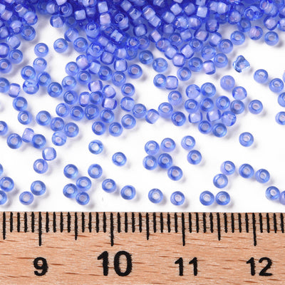 FGB Inside Colours Seed Beads ~ Size 11/0 ~ Cornflower Blue ~ 20 grams