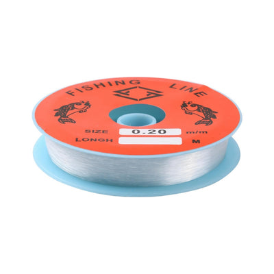 0.2mm Transparent Fishing Line Nylon Wire / Monofilament ~ 100 Metres Reel