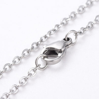 2mm Stainless Steel Chain ~ Ready-to-Wear ~ 17.7"