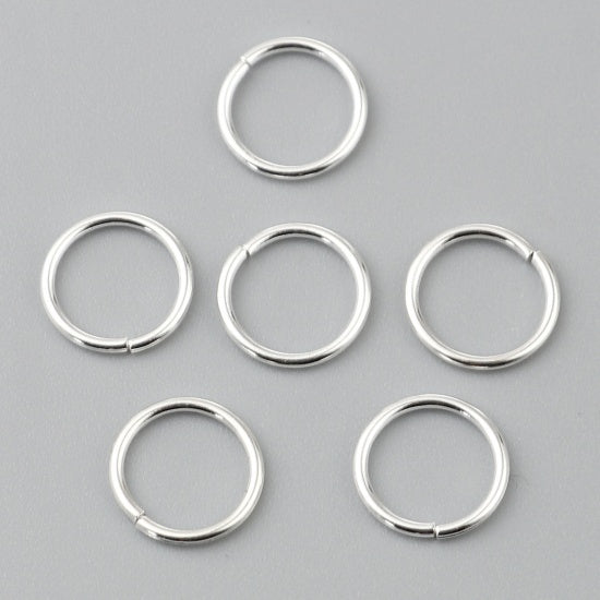 3mm Silver Plated Jump Rings ~ Pack of 200