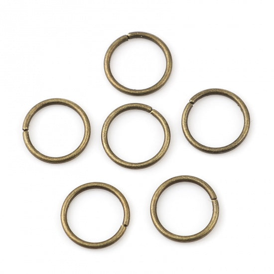 3mm Antique Bronze Plated Jump Rings ~ Pack of 200