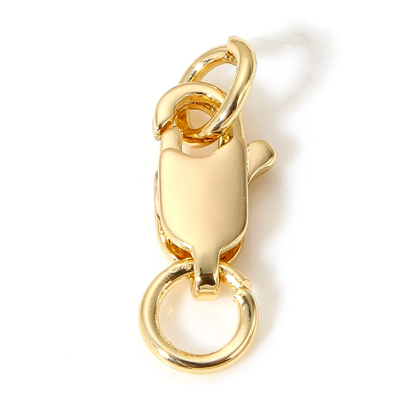 17x5mm 18K Gold Plated Brass Clasp