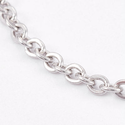 1 x Stainless Steel Cable Chain ~ Ready-to-Wear ~ 24.2"