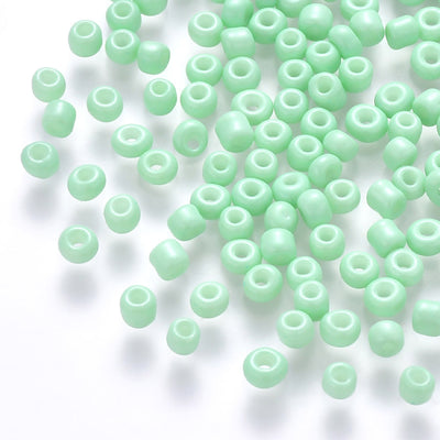 2mm Seed Beads ~ 20g ~ Opaque Pastel Mint