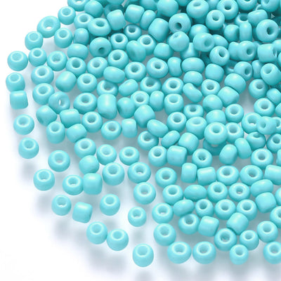 2mm Seed Beads ~ 20g ~ Opaque Turquoise
