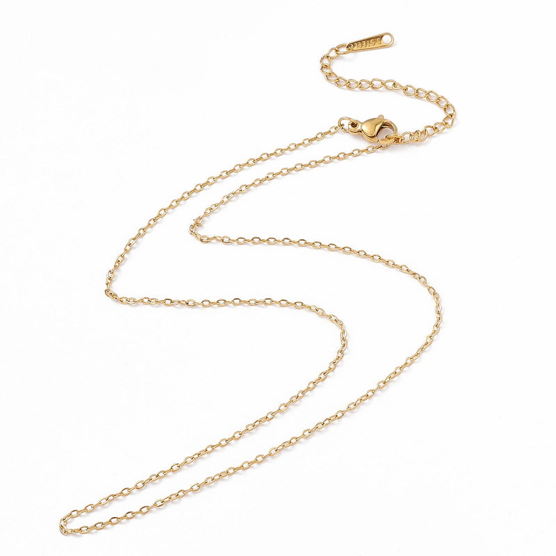 The Bead Store Gold Plated Stainless Steel Chain