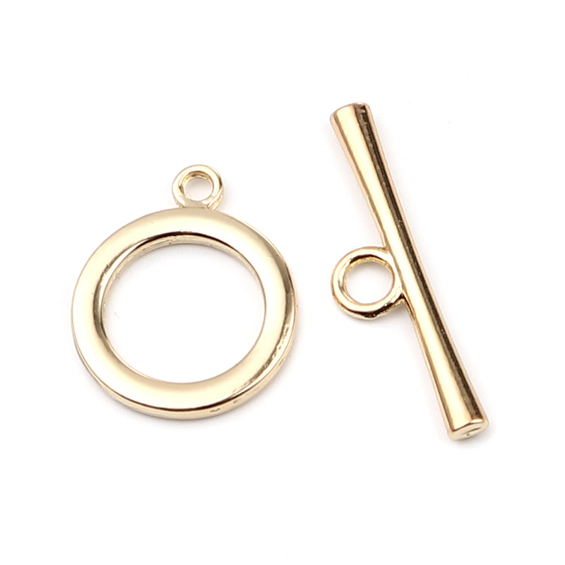 The Bead Store25mm Large 16K Gold Plated Toggle Clasp