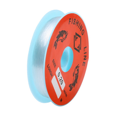 The Bead Store 0.2mm Transparent Fishing Line Nylon Wire / Monofilament 100 Metres Reel