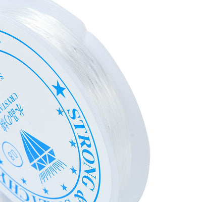 The Bead Store 0.8mm Strong and Stretchy Clear Elastic Thread ~ approx. 7.5m/spool