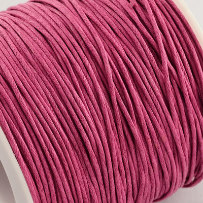 The Bead Store 1mm Camellia Waxed Cotton Cord 1 Metre