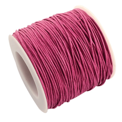 The Bead Store 1mm Camellia Waxed Cotton Cord 1 Metre