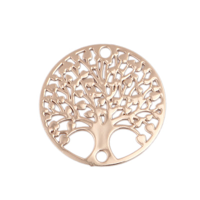 The Bead Store 20mm KC Gold Plated Brass Tree of Life Connector