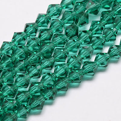 The Bead Store 2mm Glass Bicones ~ Sea Green ~ approx. 150 beads