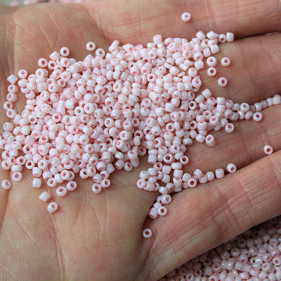The Bead Store 2mm Seed Beads ~ 20g ~ Light Pink