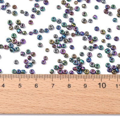 The Bead Store 3mm Seed Beads 20g Iris Blue/Purple