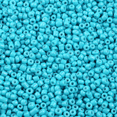 The Bead Store 3mm Seed Beads ~ 20g ~ Opaque Dark Turquoise