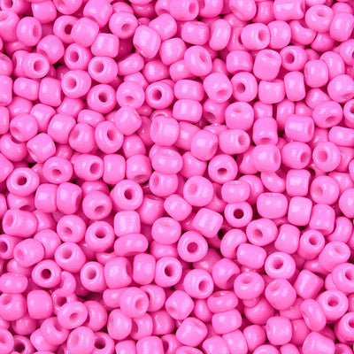 The Bead Store 3mm Seed Beads ~ 20g ~ Opaque Hot Pink 