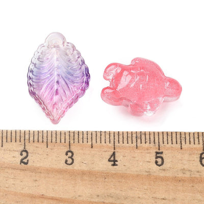 The Bead Store 40 Grams of Pressed Glass Beads ~ Mixed Sizes and Shapes
