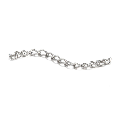 The Bead Store 40mm Stainless Steel Chain for making Chain Extensions ~ Pack of 10
