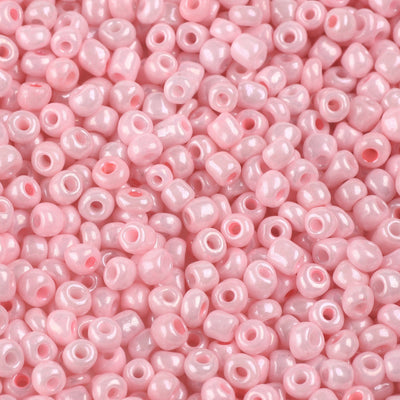 The Bead Store 4mm Seed Beads ~ 20g ~ Opaque Pink