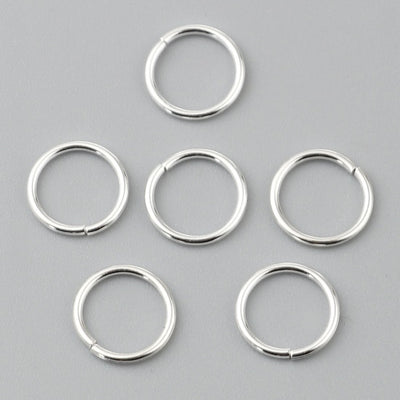 The Bead Store 4mm Silver Plated Jump Rings ~ Pack of 200