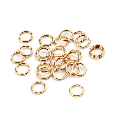 The Bead Store 5mm Gold Plated Stainless Steel Jump Rings ~ Pack of 20