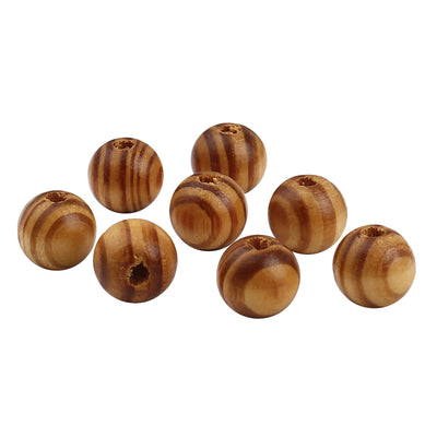 The Bead Store 6mm Round Pine Wood Beads Pack of 100