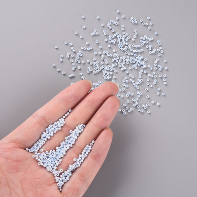 The Bead Store FGB Seed Beads ~ Size 11/0 Ceylon Sky Blue ~ 20 grams