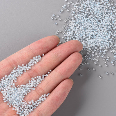 The Bead Store FGB Seed Beads ~ Size 11/0 Inside Colours Aqua ~ 20 grams