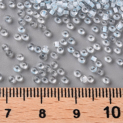 The Bead Store FGB Seed Beads ~ Size 11/0 Inside Colours Aqua ~ 20 grams