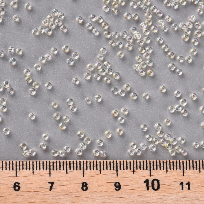 The Bead Store FGB Seed Beads ~ Size 11/0 Inside Colours Champagne AB ~ 20 grams