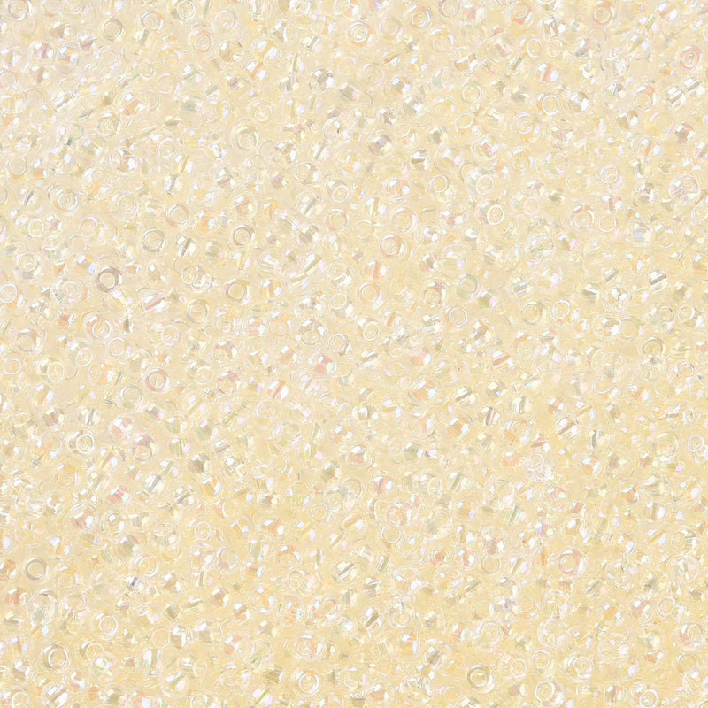 The Bead Store FGB Seed Beads ~ Size 11/0 Inside Colours Champagne AB ~ 20 grams