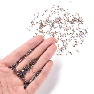 The Bead Store FGB Seed Beads ~ Size 11/0 Inside Colours Seashell AB ~ 20 grams