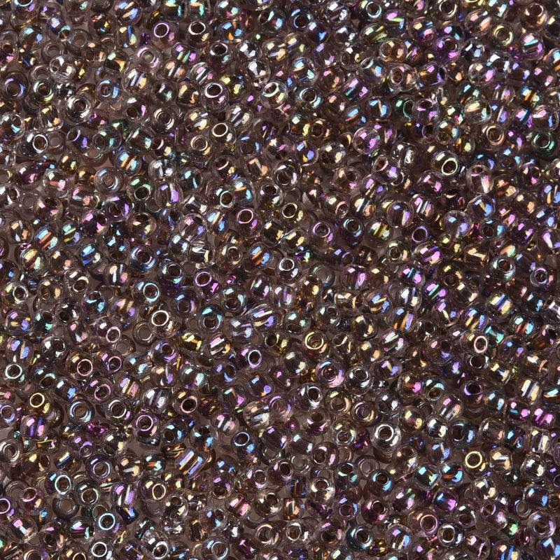 The Bead Store FGB Seed Beads ~ Size 11/0 Inside Colours Seashell AB ~ 20 grams