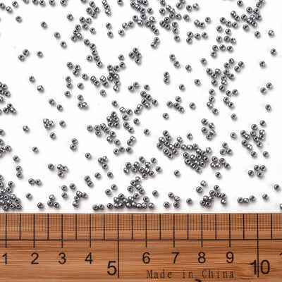 The Bead Store FGB Seed Beads ~ Size 11/0 Matte Silver ~ 20 grams