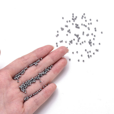 The Bead Store FGB Seed Beads ~ Size 11/0 Matte Silver ~ 20 grams