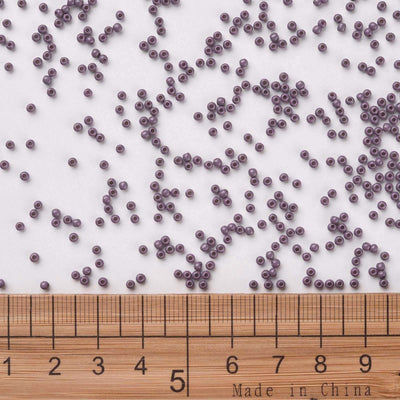 The Bead Store FGB Seed Beads ~ Size 11/0 Opaque Dusty Purple ~ 20 grams