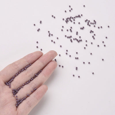The Bead Store FGB Seed Beads ~ Size 11/0 Opaque Dusty Purple ~ 20 grams