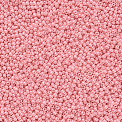 The Bead Store FGB Seed Beads ~ Size 11/0 Opaque Pink Blush ~ 20 grams