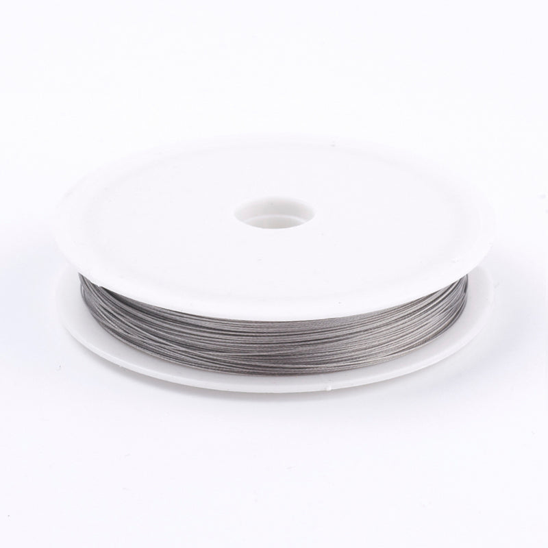 0.35mm Tiger Tail Beading Wire ~ Grey ~ approx. 50 metres