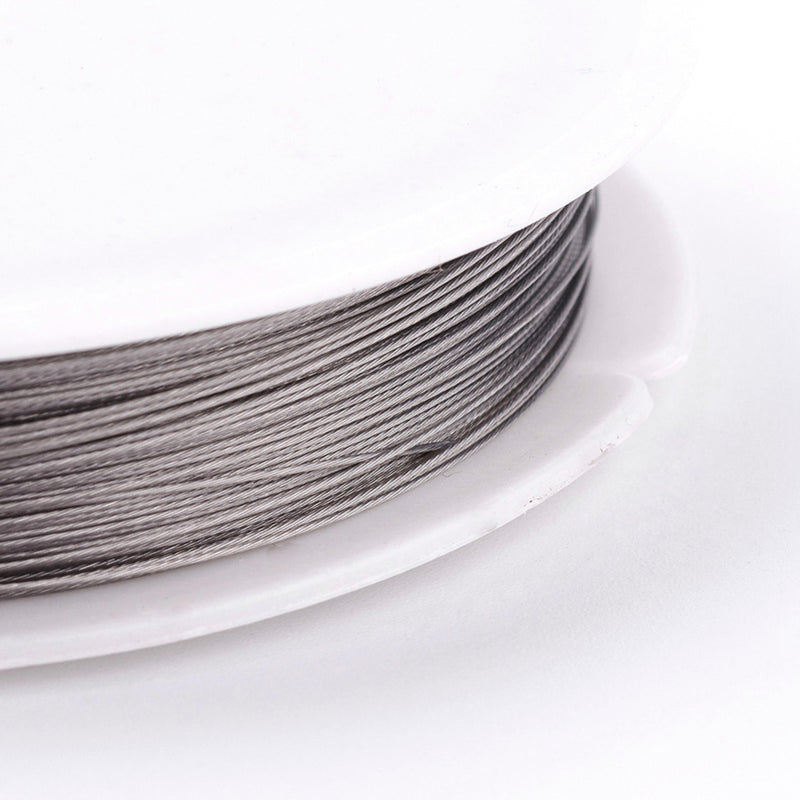 0.35mm Tiger Tail Beading Wire ~ Grey ~ approx. 50 metres