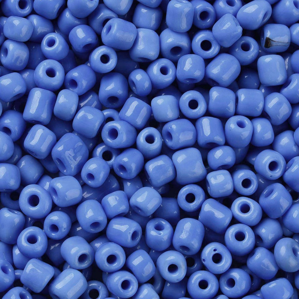 4mm Seed Beads ~ 20g ~ Opaque Cornflower Blue – The Bead Store