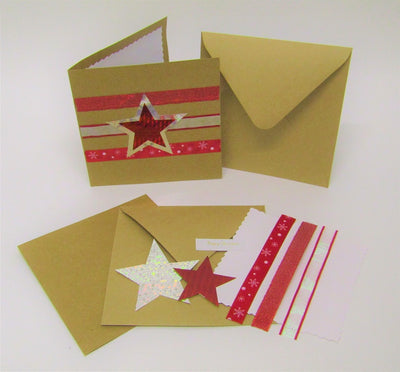 DIY Card Kit ~ Xmas Star ~ 6"x 6"