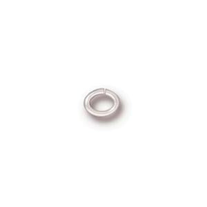 TierraCast Small Oval Jump Rings x 10 ~ 4mm ~ Silver Plate