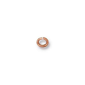 TierraCast Small Oval Jump Rings x 8 ~ 4mm ~ Copper