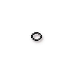 TierraCast Small Oval Jump Rings x 10 ~ 4mm ~ Black