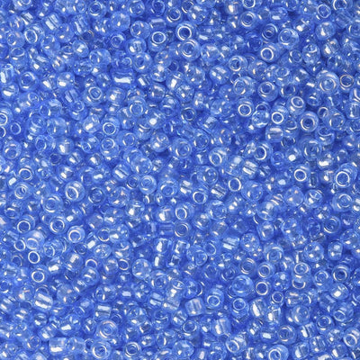 2mm Seed Beads ~ 20g ~ Lustred Cornflower Blue